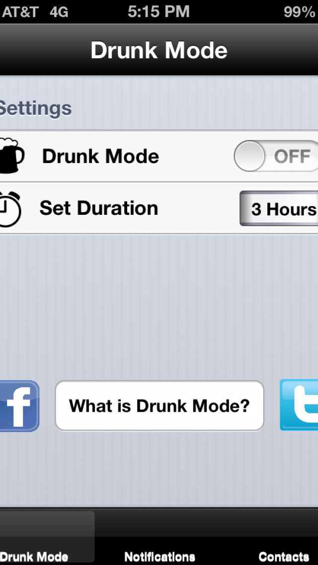 Drunk Mode App for iPhone New iPhone Health & Fitness App